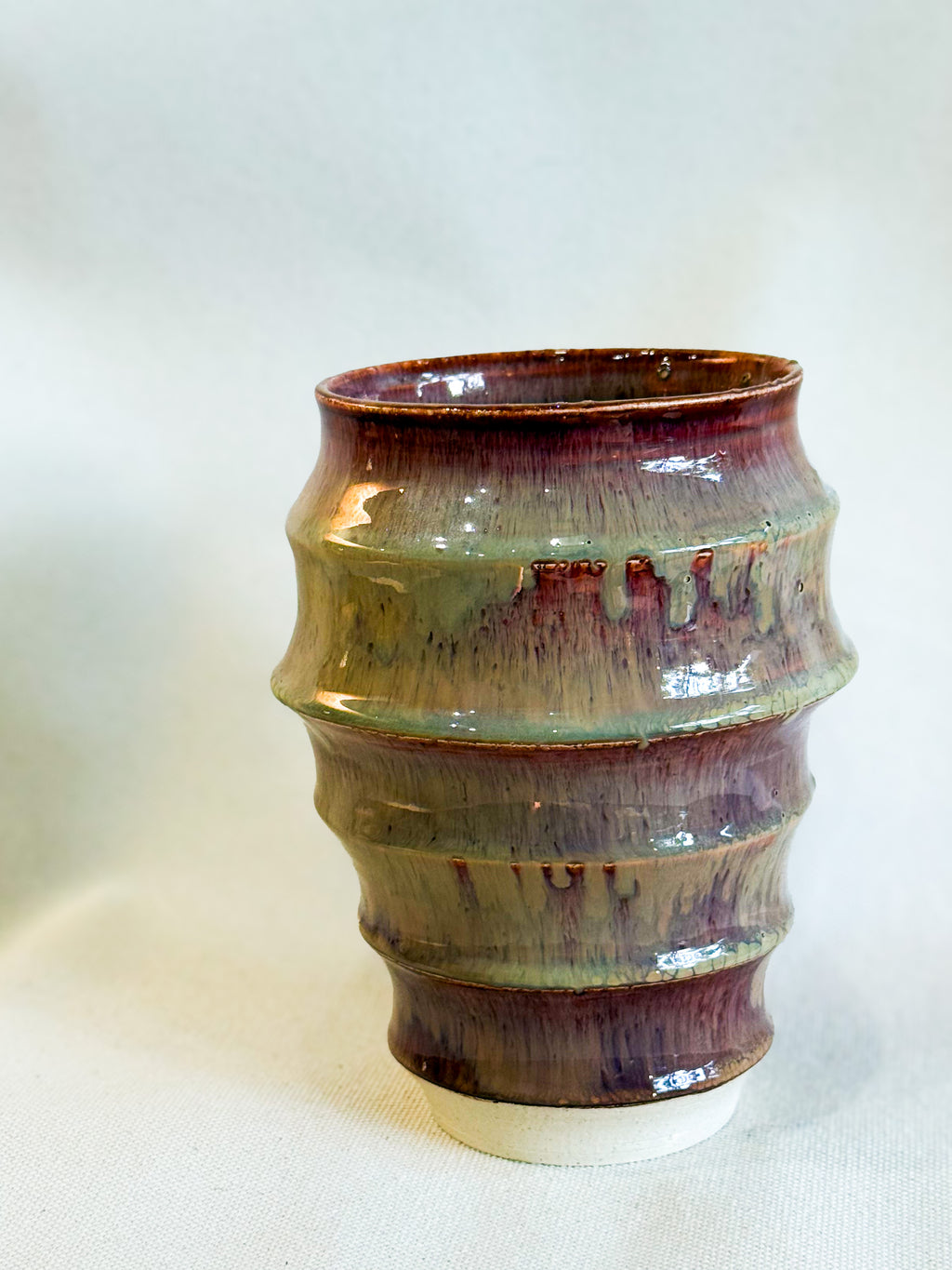 Ridged Vase