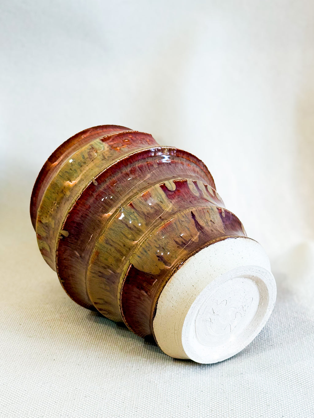 Ridged Vase