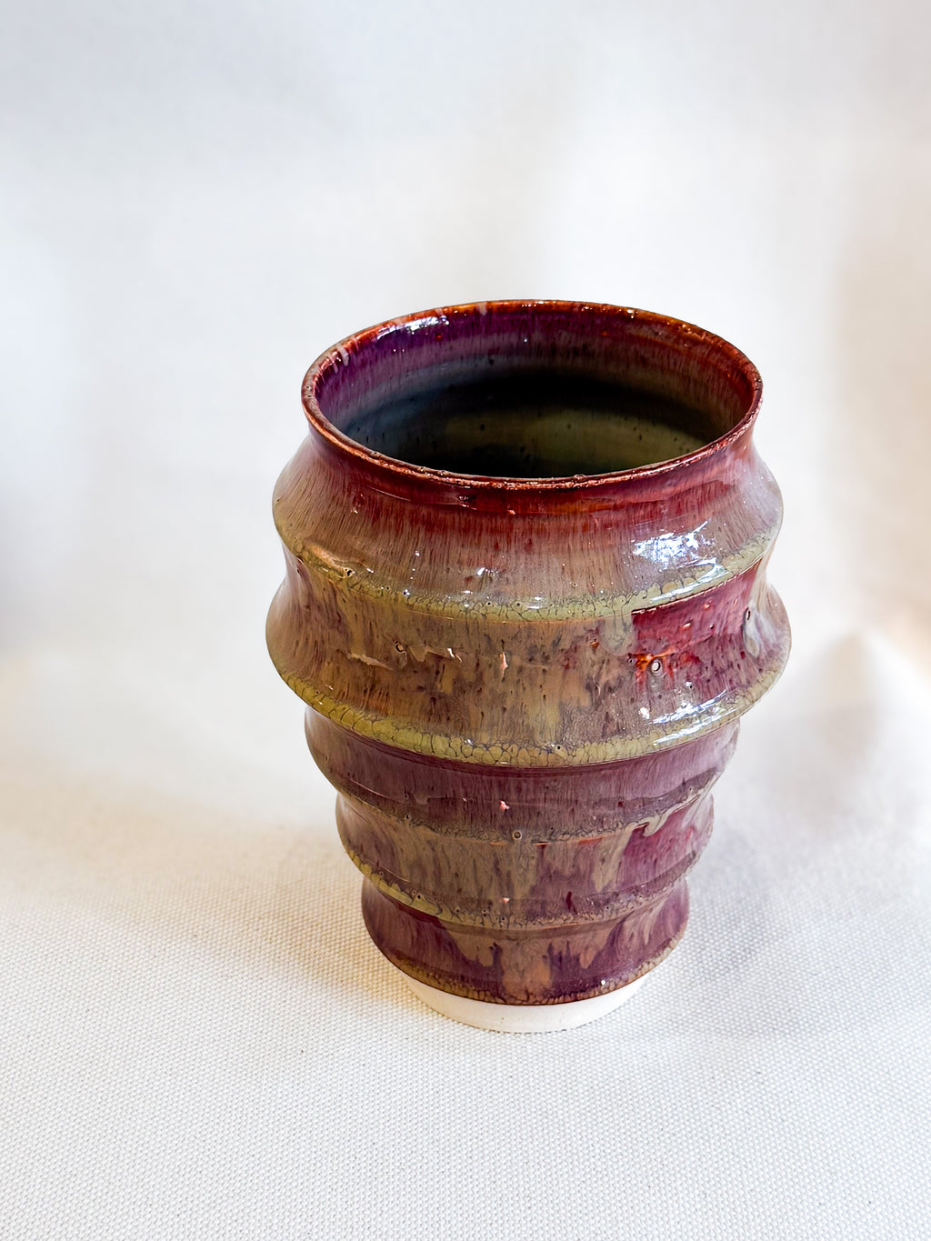 Ridged Vase